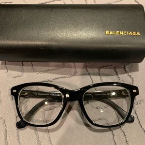 Balenciaga glasses clear